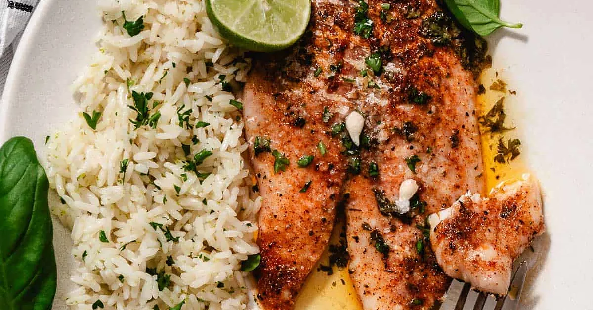 Oven-Baked Gulf Snapper or Redfish Fillet